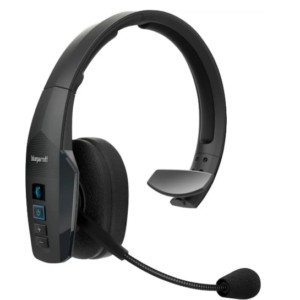 BlueParrott - B450-XT Wireless Bluetooth Mono Headset with 96% Noise-Cancelling Microphone and Padded Headband - Black