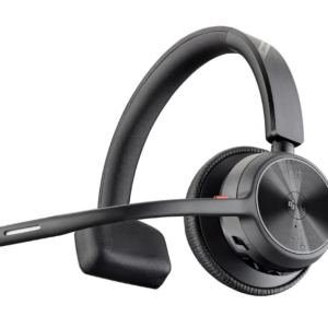 Poly - Voyager 4310 Wireless Noise Cancelling Single Ear Headset with mic - Black