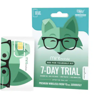 Mint Mobile - Prepaid SIM Card Starter Kit - Gold